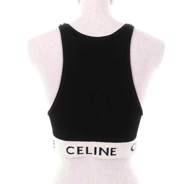 CELINE アスリート ブラ / メッシュ WHITE サイズS CELINE】アスリート
