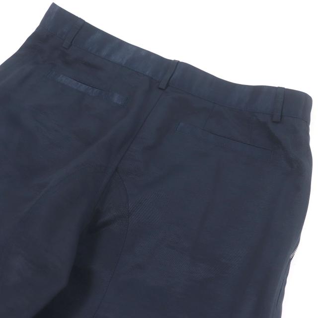 極美品□DIOR ディオール オム 183C174A5111 ジップデザイン ナイロン カーゴパンツ ミリタリーパンツ ネイビー 50 イタリア製 正規品_3