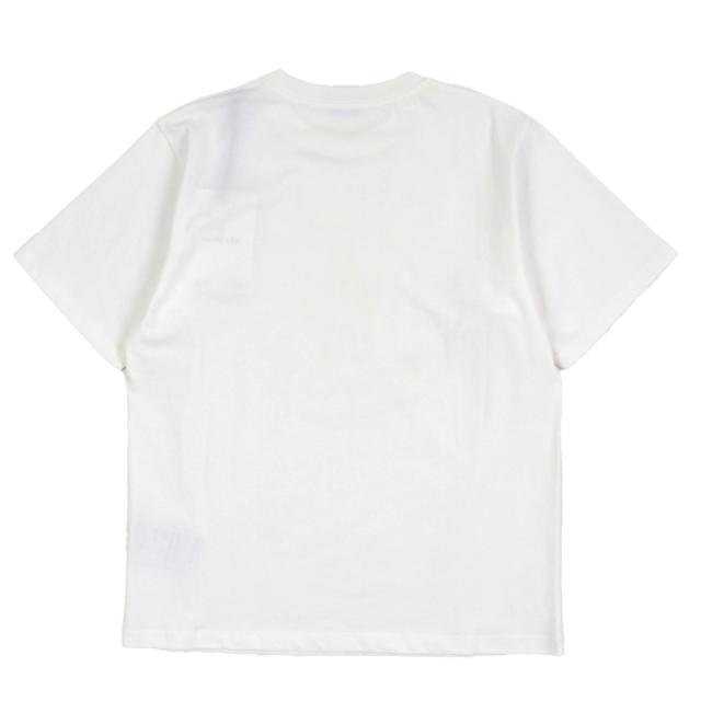 未使用品▼MONCLER モンクレール 2022年製 フロントロゴ刺繍 クルーネック ショートスリーブ 半袖Ｔシャツ ホワイト M 正規品 メンズ_2