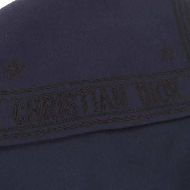 極美品☆Christian Dior クリスチャンディオール 2R0C48X1116 ウール ラビット混 セーラーカラー ジャケット ネイビー 40 正規品_5