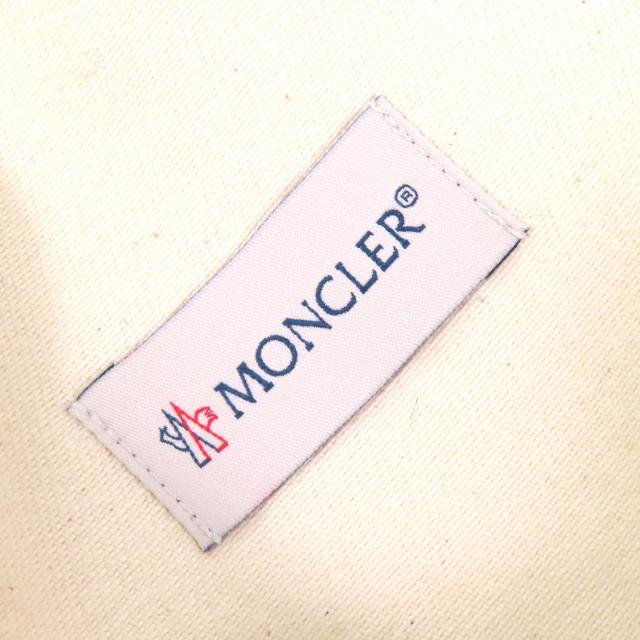 極美品△MONCLER モンクレール 23SS I10932D00016 SKIRT コットン100％ ロゴ バックジップ ロング フレアスカート アイボリー 38 正規品_6