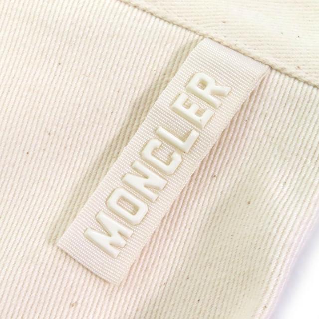 極美品△MONCLER モンクレール 23SS I10932D00016 SKIRT コットン100％ ロゴ バックジップ ロング フレアスカート アイボリー 38 正規品_5