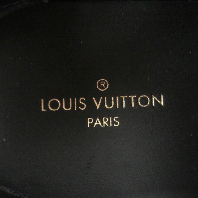 極美品□LOUIS VUITTON ルイヴィトン 2021年製 LV ランアウェイ・ライン レザー ローカットスニーカー 白 茶 黒 7 イタリア製 メンズ