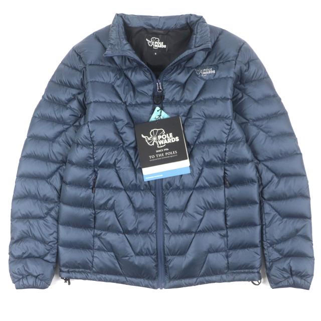 未使用品▼ポールワーズ PW2QJL07 Fusiondryダウン L.Wジャケット フュージョンドライ ロゴ入り ZIPUP ダウンジャケット S 正規品 メンズ