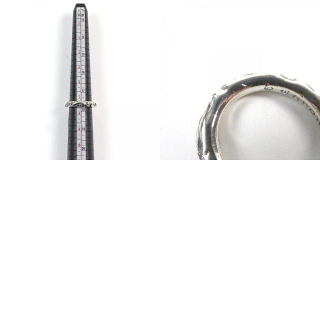 21号 CHROME HEARTS スクロールバンドリング シルバー クロムハーツ