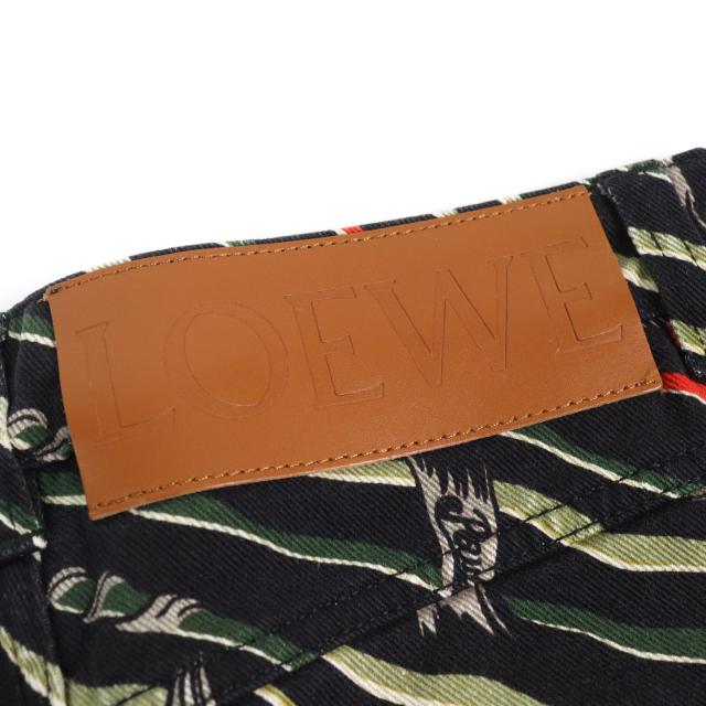 美品○LOEWE×Paulas Ibiza ロエベ×パウラズイビザ H2282480IB ロゴ刺繍
