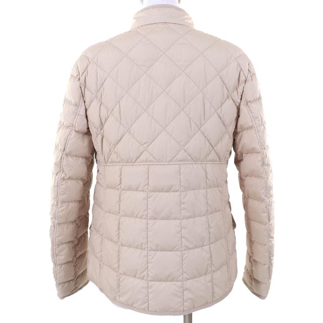 未使用品△MONCLER モンクレール 24SS COURLIS ロゴワッペン キルティング ライト ダウンジャケット サンドベージュ 2 正規品 レディース_2
