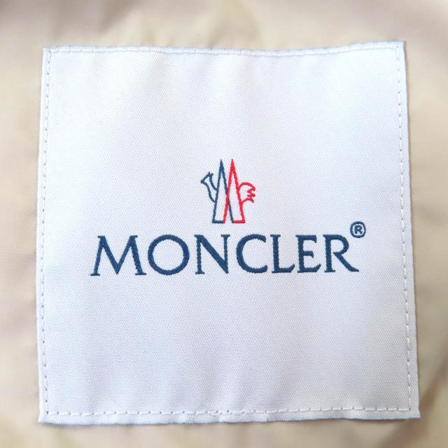 未使用品△MONCLER モンクレール 24SS COURLIS ロゴワッペン キルティング ライト ダウンジャケット サンドベージュ 2 正規品 レディース_6