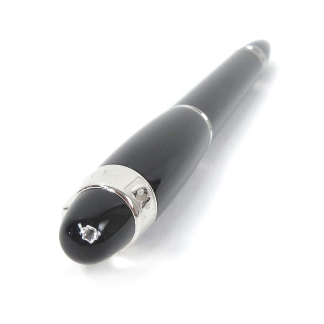 極美品□MONTBLANC モンブラン スターウォーカー 100周年記念 1Pダイヤモンド ペン先18K Mニブ 万年筆 ブラック シルバー 箱・ケース付き メンズ 極美品□MONTBLANC モンブラン スターウォーカー 100周年記念 1P