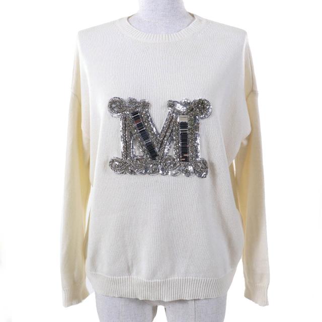 マックスマーラのロゴカシミヤ セーターM MAX MARA マックスマーラ M