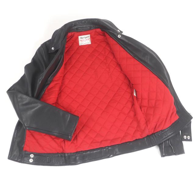 美品□Lewis Leathers ルイスレザー サイクロン タイトフィット レザー ダブルライダースジャケット ブラック 34 イングランド製 メンズ_2