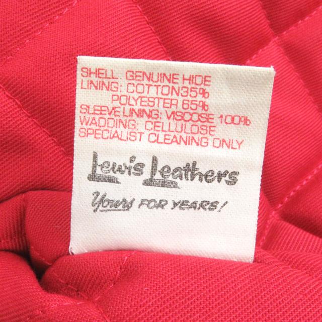 美品□Lewis Leathers ルイスレザー サイクロン タイトフィット レザー ダブルライダースジャケット ブラック 34 イングランド製 メンズ_8