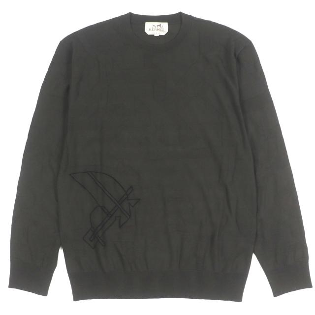 HERMES エルメス　ニット　薄手セーター　xl HERMES 薄手ニット HERMES エルメス ニットセーター(薄手) HERMES