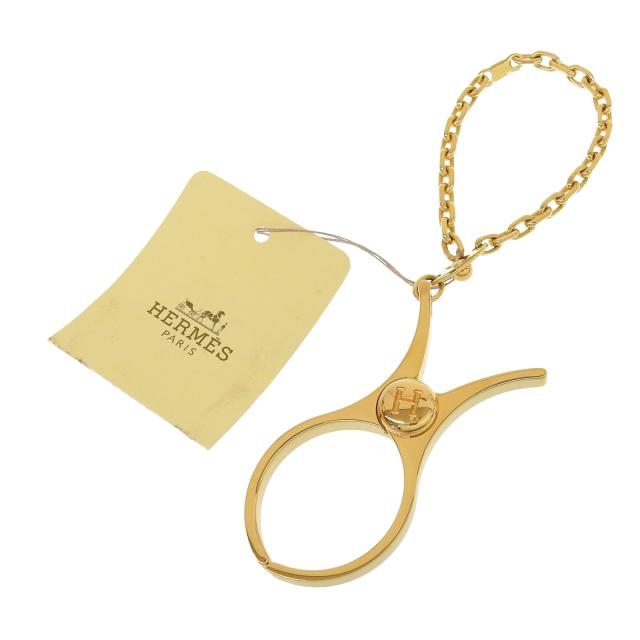 【HERMES】エルメス グローブホルダー キーホルダー チャーム ゴールド HERMES】エルメス グローブホルダー キーホルダー チャーム ゴールド