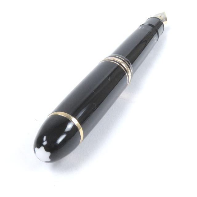 良品□MONTBLANC モンブラン マイスターシュテュック 149 ペン先18K Bニブ キャップ式 万年筆 ブラック ゴールド ドイツ製 メンズ_3
