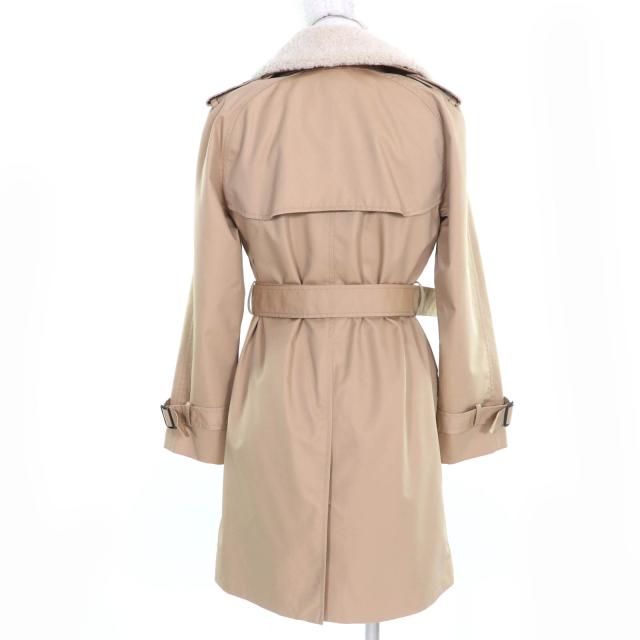 極美品☆COACH コーチ F20489 コットン 襟ラムファー・ウールライナー  