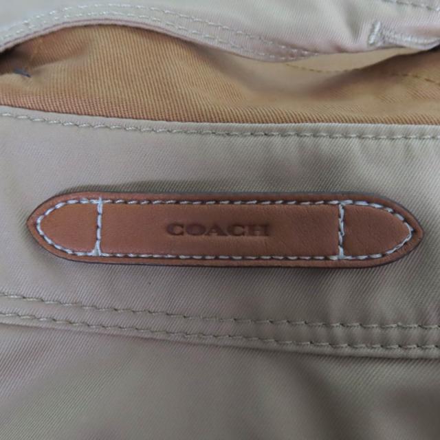 極美品☆COACH コーチ F20489 コットン 襟ラムファー・ウールライナー 
