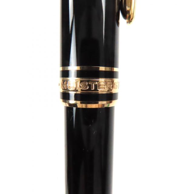 美品▼MONTBLANC モンブラン マイスターシュテュック クラシック 14K Fニブ ホワイトスター 万年筆 ブラック ゴールド ドイツ製 メンズ_8