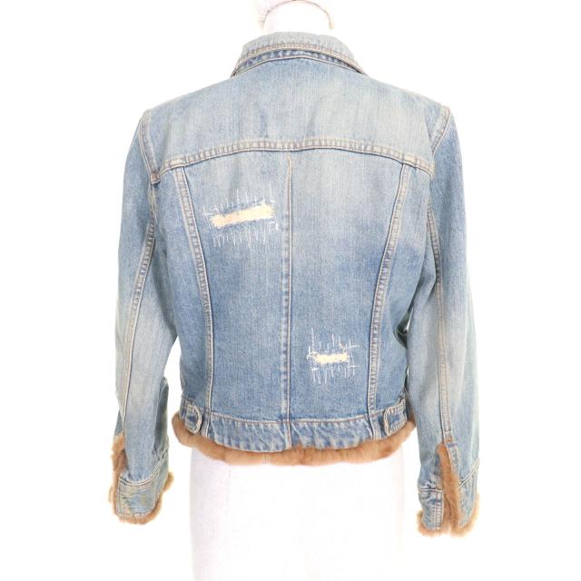 良品☆ドルチェ＆ガッバーナ ヴィンテージ 名作 裏地ミンクファー