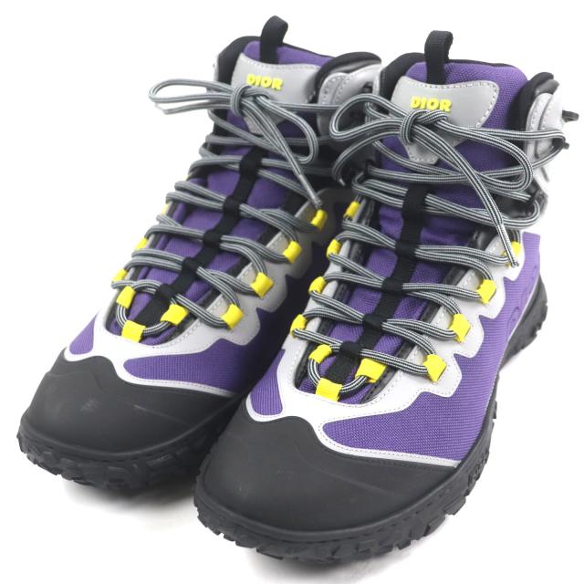 未使用▼DIOR ディオール オム 3BO290ZRT Diorizon テクニカルメッシュ ラバー ハイキングシューズ スニーカー アンクルブーツ 42 メンズ