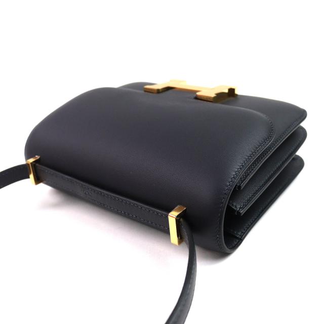未当てはめる品△HERMES エルメス コンスタンス3 ミニ 18 ミロワール ヴォースイフト キャバン ゴールド金具 ショルダーバッグ K目じるし 箱付 仏製