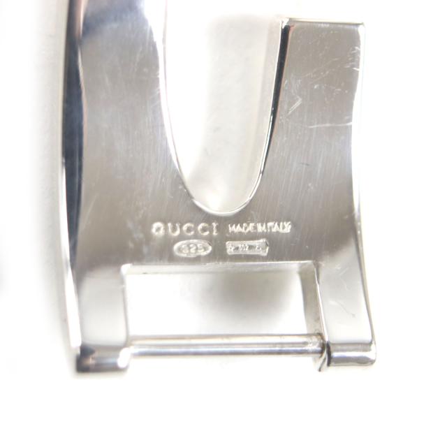 極美品▼GUCCI グッチ ヴィンテージ ヘヴィーブレスレット 925 トムフォード期 シルバー 箱・保存袋付き イタリア製 重量83.8g メンズ_7