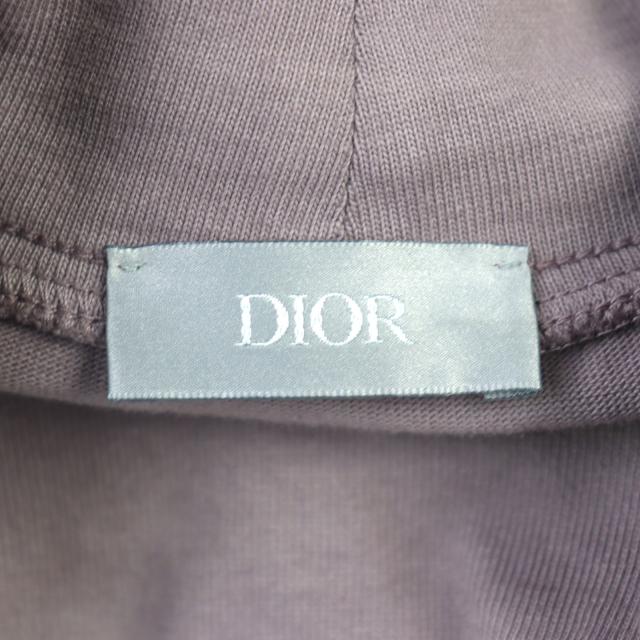 極美品○DIOR ディオール オム 2022年製 213J649A0554 コットン100% ロゴ刺繍 ハイネック 長袖Ｔシャツ L イタリア製 正規品 メンズ_6