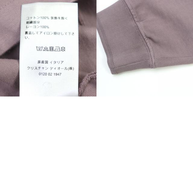 極美品○DIOR ディオール オム 2022年製 213J649A0554 コットン100% ロゴ刺繍 ハイネック 長袖Ｔシャツ L イタリア製 正規品 メンズ_9