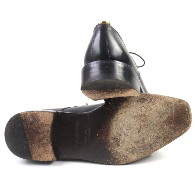 【ドンドン見直し】美品○Ermenegildo Zegna エルメネジルド ゼニア NAPOLI COUTURE レザー レザーシューズ 8.5E