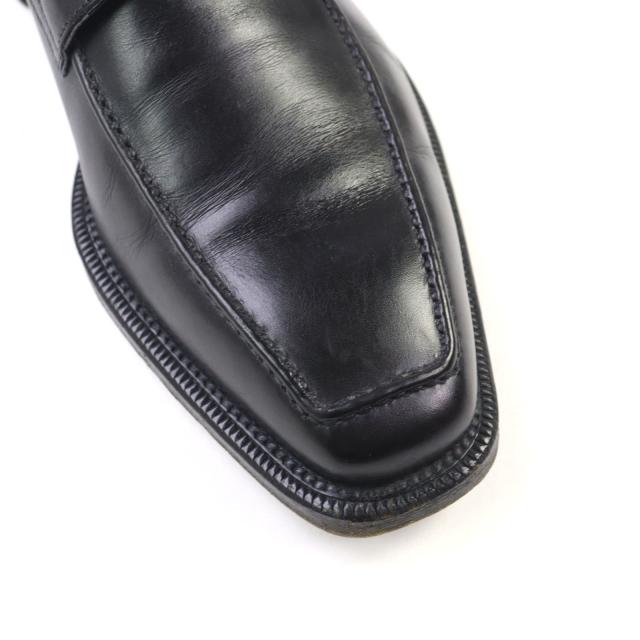 【ドンドン見直し】美品○Ermenegildo Zegna エルメネジルド ゼニア NAPOLI COUTURE レザー レザーシューズ 8.5E