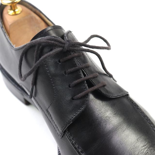 【ドンドン見直し】美品○Ermenegildo Zegna エルメネジルド ゼニア NAPOLI COUTURE レザー レザーシューズ 8.5E