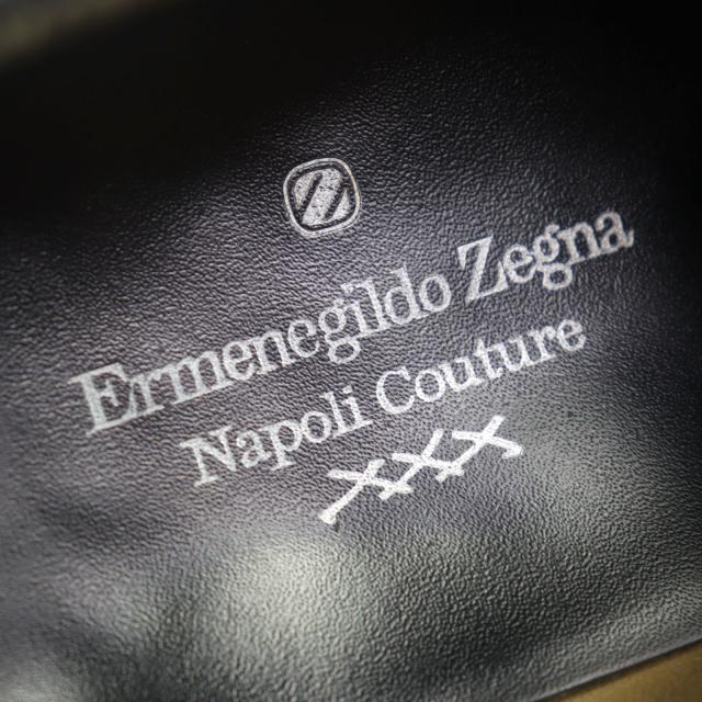 【ドンドン見直し】美品○Ermenegildo Zegna エルメネジルド ゼニア NAPOLI COUTURE レザー レザーシューズ 8.5E