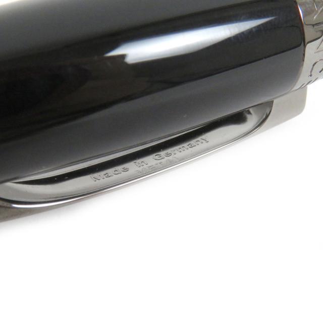 極美品□MONTBLANC モンブラン スターウォーカー ファインライナー キャップ式 ネームペン ミッドナイトブラック シルバー ドイツ製_8