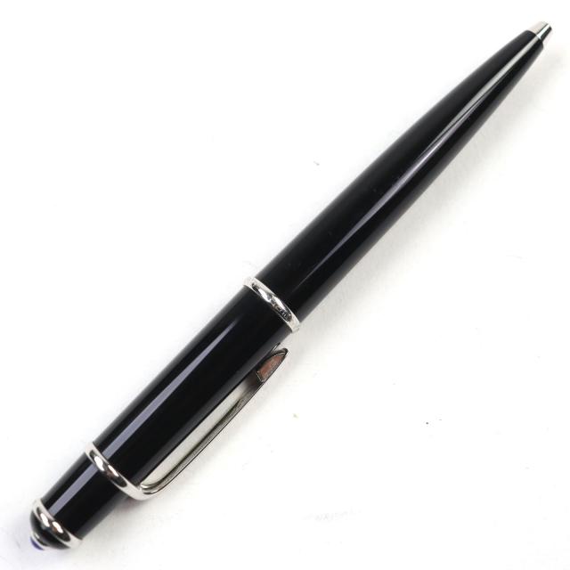 美品○Cartier カルティエ ディアボロ ドゥ カルティエ ロゴ刻印 ブルージェムストーン付き ツイスト式 ボールペン 筆記確認済み_2