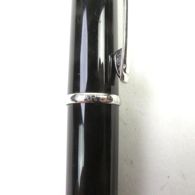 美品○Cartier カルティエ ディアボロ ドゥ カルティエ ロゴ刻印 ブルージェムストーン付き ツイスト式 ボールペン 筆記確認済み_7