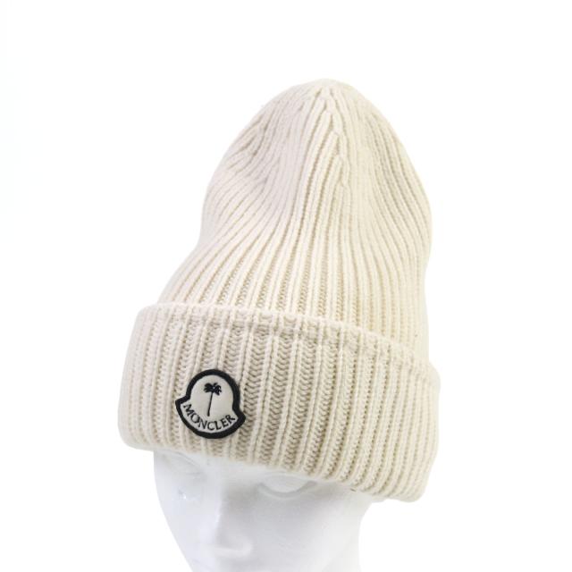 極美品○MONCLER GENIUS 8 Palm Angels モンクレール ジーニアス 8 パーム エンジェルス 2022年製 BERRETTO TRICOT ニットキャップ 正規
