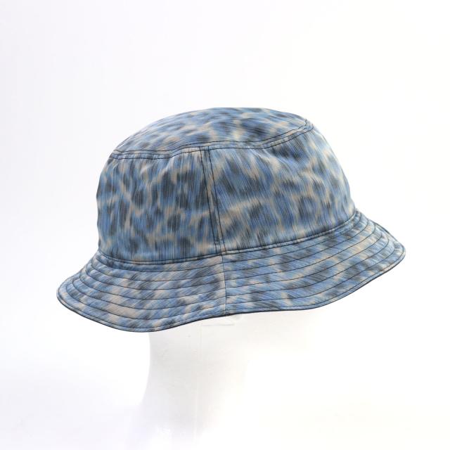 未使用品○DIOR Parley ディオールオム パーレイ フォージ オーシャンズ 22AW 293C906D5547 バケットハット ブルー系 総柄 M 正規品_4