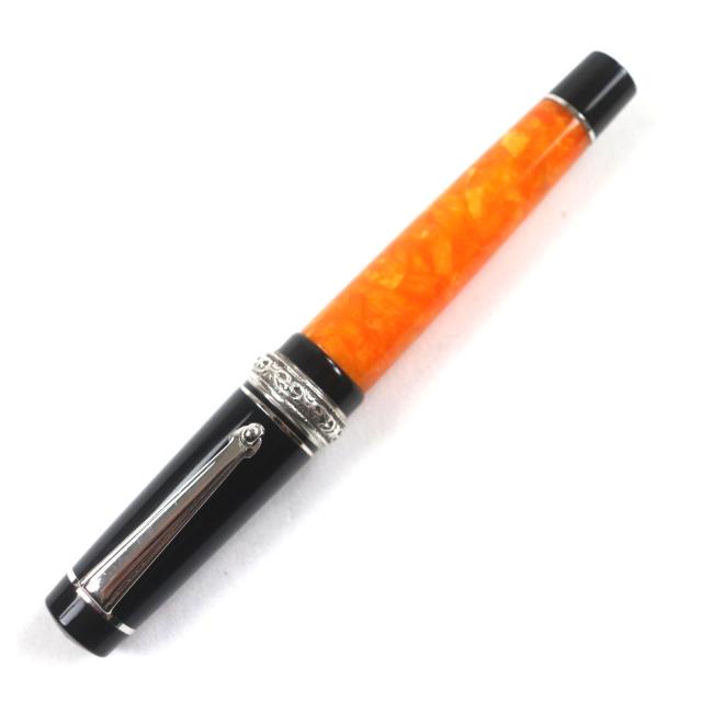 DELTA 赤 万年筆 箱付き 中古)DELTA デルタ 万年筆 ビンテージコレクション レッド F（商品ID