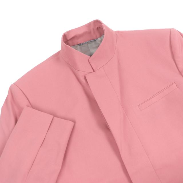 極美品□DIOR Cactus Jack ディオール オム カクタスジャック 283C251A4739 オフィサーカラージャケット ピンク 48 イタリア製 正規品_1