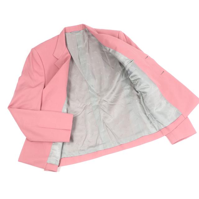 極美品□DIOR Cactus Jack ディオール オム カクタスジャック 283C251A4739 オフィサーカラージャケット ピンク 48 イタリア製 正規品_2