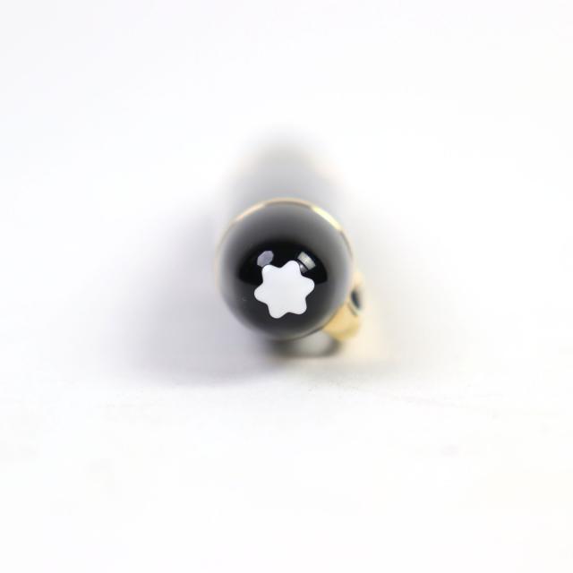 美品○MONTBLANC モンブラン マイスターシュテュック 149 18K ホワイトスター ロゴ刻印 万年筆 ブラック ゴールド ドイツ製_3
