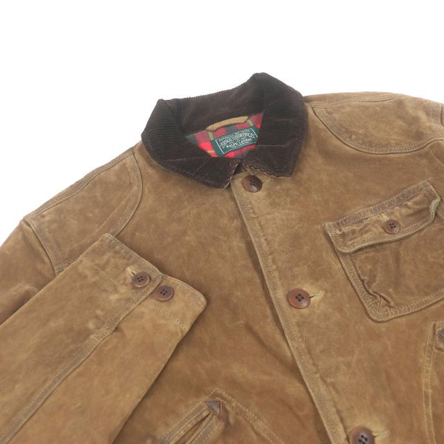 極美品□POLO COUNTRY ポロカントリー 710907630001 ヤギ革 USED加工