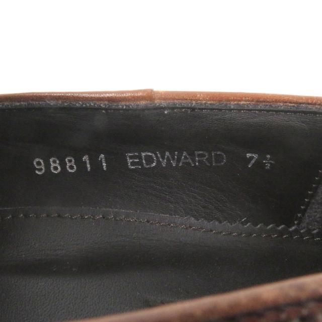 美品□Jalan Sriwijaya ジャランスリワヤ EDWARD Uステッチ レザー