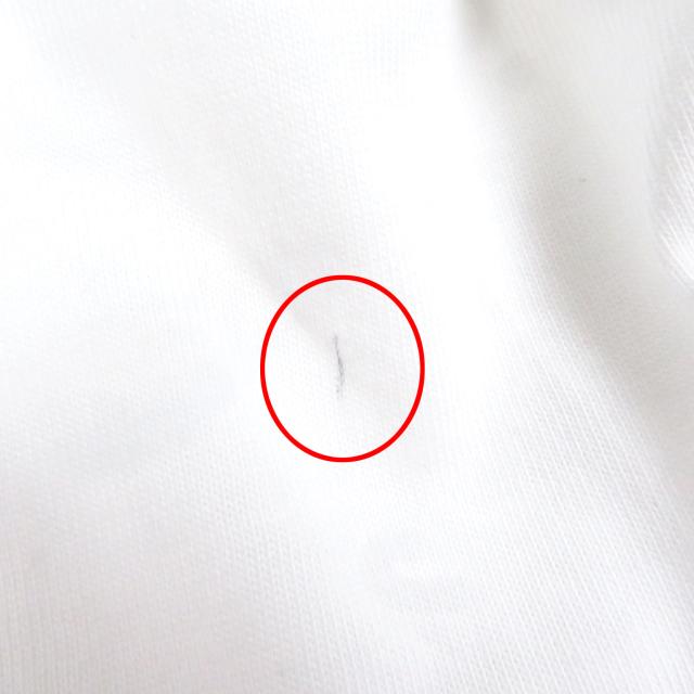 未使用品□MONCLER モンクレール 2024年製 SS T-SHIRT ロゴワッペン プリントデザイン 半袖Ｔシャツ カットソー ホワイト　M 正規品_9