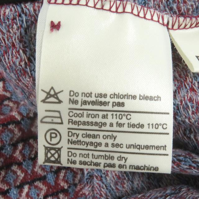 極美品□Dunhill ダンヒル 総柄 ボーダー ロゴ刺繍 長袖ニット 半袖