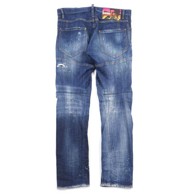 美品 美品 DSQUARED2 ディースクエアード パンツ ネイビー 紺 サイズ 