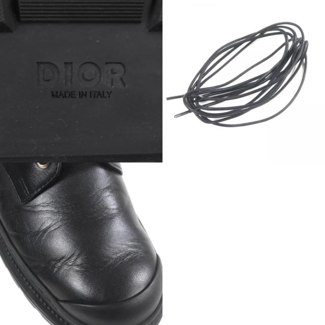 美品▼DIOR Peter Doig ディオールオム ピータードイグ レザー エクスプローラー カモフラージュ ショートブーツ 40 メンズ_9