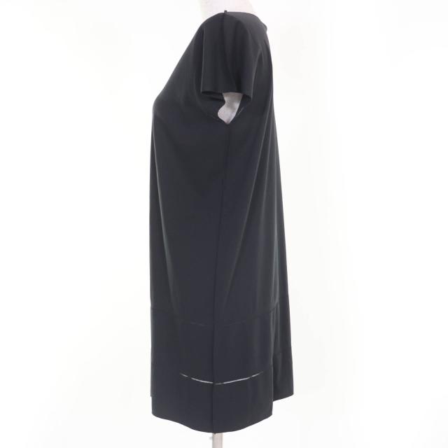 極美品☆PLEATS PLEASE プリーツプリーズ イッセイミヤケ PP54LT913 A.POC 半袖 ワンピース ブラック 3 日本製 正規品 レディース