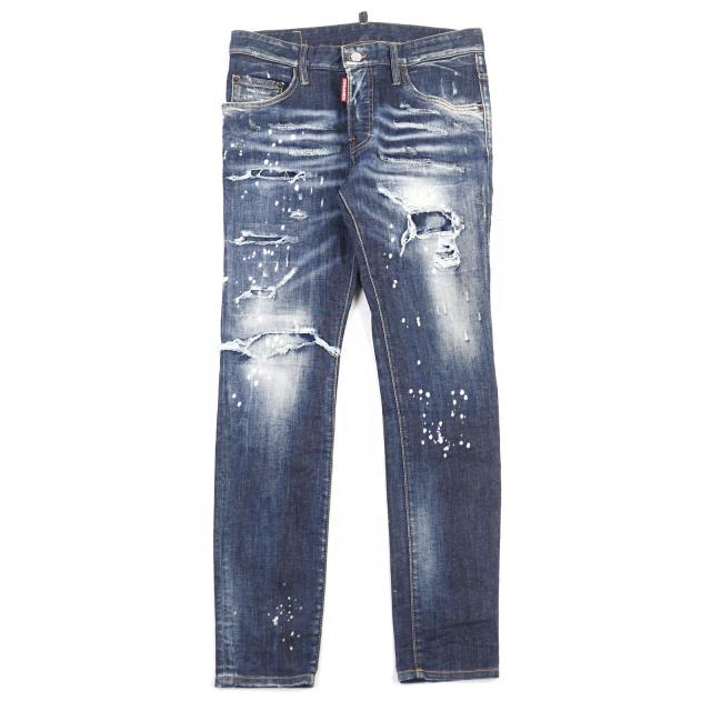 DSQUARED2 ダメージ加工 デニム 46 DSQUARED2 ダメージ加工デニム 46 DSQUARED2 ディースクエアード