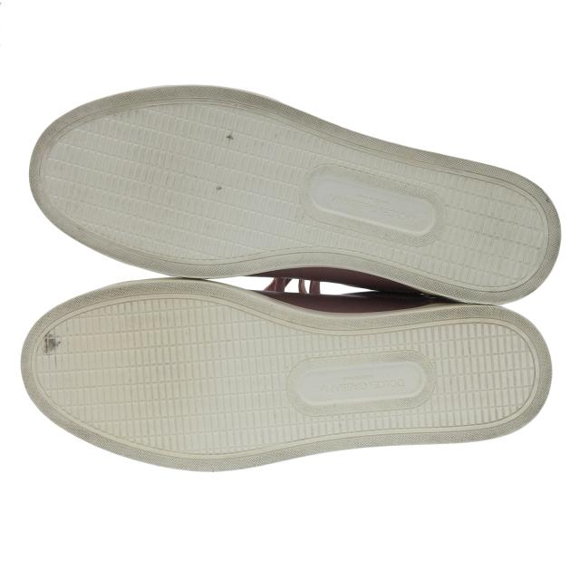極美品▲DOLCE&GABBANA ドルチェ＆ガッバーナ CS1326 レザー ローカットスニーカー シューズ ピンク 9 イタリア製 メンズ_4